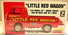 LINDBERG “LITTLE RED WAGON” SIGNED BILL GOLDEN 1/25 MODEL NEW FACTORY SEALED!