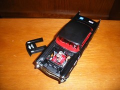 ADULT CUSTOM BUILT 57 CHEVY GASSER NEW 1/25 BB427 MOTOR