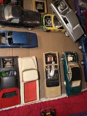 Lot Of 37 Vintage Junkyard Model Parts & Bodies Chargers ‘57 Chevy Impala Monte