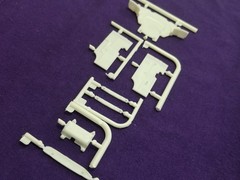 2021 Dodge Charger Hellcat UNDERBODY SHIELDS / PANELS from 1:25 AMT Model Kit