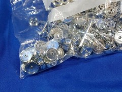 NOS Replacement Part LOT Chrome Plastic Rim Hubcap Wheel VTG Car Truck Tractor