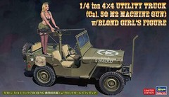 Hasegawa 1/24 1/4 ton 4 × 4 Truck (Equipped with 50 caliber M2 machine gun)