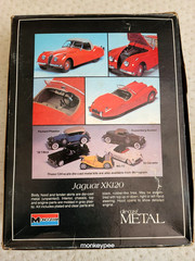 VTG 1979 Monogram 6103 Jaguar XK120 Metal Body Model Kit 1/24