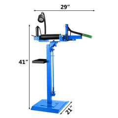 Manual Tire Spreader Portable Tire Changer with Stand Adjustable LED Light Tire