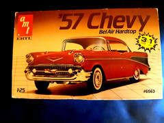 Model Kit 1957 Chevrolet Bel Air Hardtop 3n1 Kit AMT 1:25 Vintage Kit