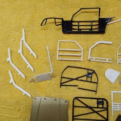1/25 Vintage Junkyard Asstd Nascar Parts Lot Chevy Ford