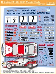 SHUNKO Decal Sheet 1:24 Scale Celica ST165 1991 Monte Carlo Rally for Beemax kit