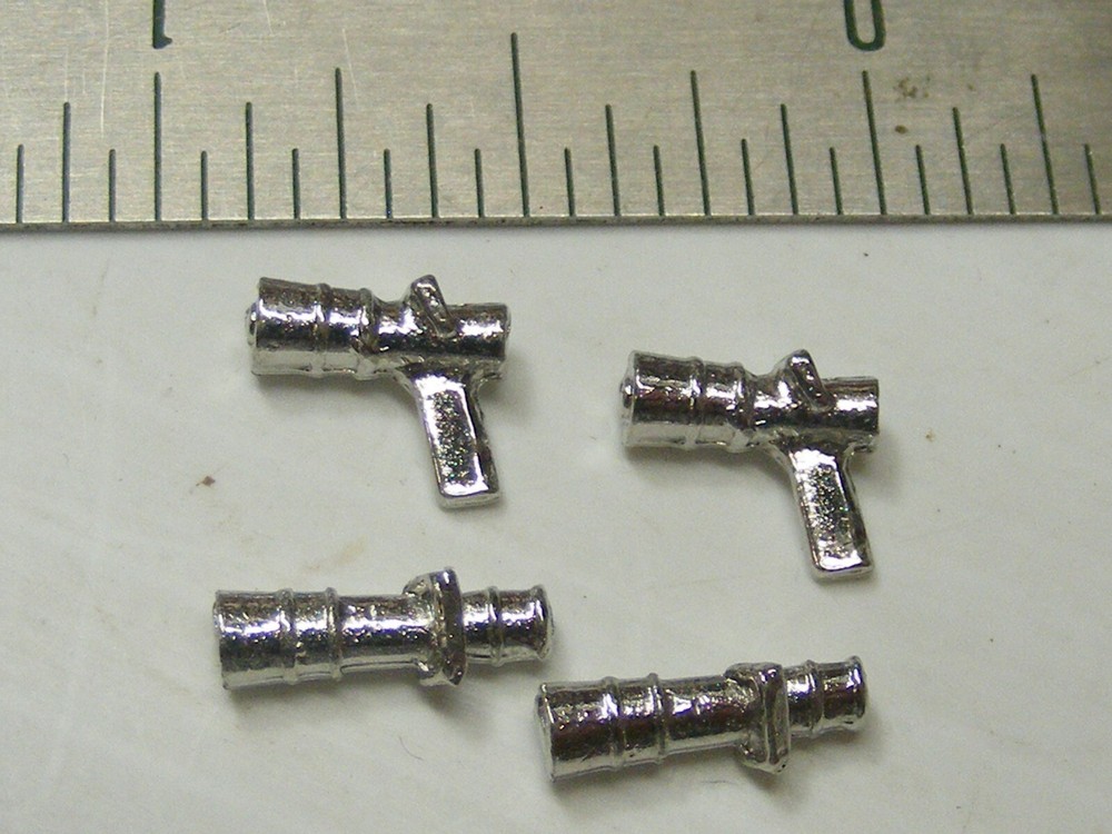 Fire Hose Nozzles 1/32nd Scale for Fire Models by Don Mills Models (4 ea.)