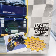 Italeri 2001 1/24 Red Bull Yamaha Racing Truck & Trailer with Motorcycle 