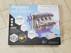 Discovery Mindblown Model Engine Build Kit 4 Cylinder Combustion STEM 104 Piece