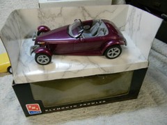 AMT 1/25 1994 DEALER PROMOTIONAL CAR PLYMOUTH PROWLER ROADSTER PURPLE -MIB