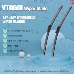 VTOGOI Wiper Blades With Rear Wiper Blades Set For 2018-2023 BMW X3 Automotive