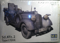 MASTER BOX LTD #3531 1/35 GERMAN MILITARY RADIO CAR WWII ERA NEW IN DAMAGED BOX
