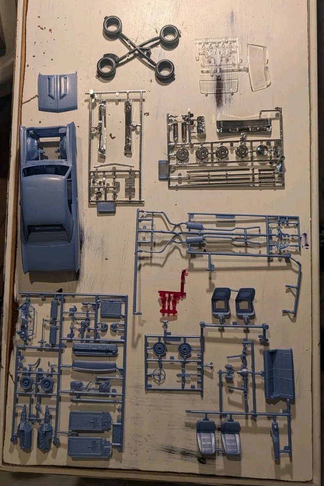 Vintage 1994 Revell #7146 1967 CHEVELLE #SS396 Muscle Car Model Kit Complete