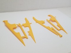 D8H Caterpillar Bulldozer LEFT & RIGHT DIAGONAL BRACES from AMT 1:25 Model Kit
