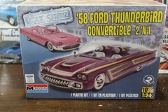 Monogram 58 Ford Thunderbird Convertible Sealed 1/24