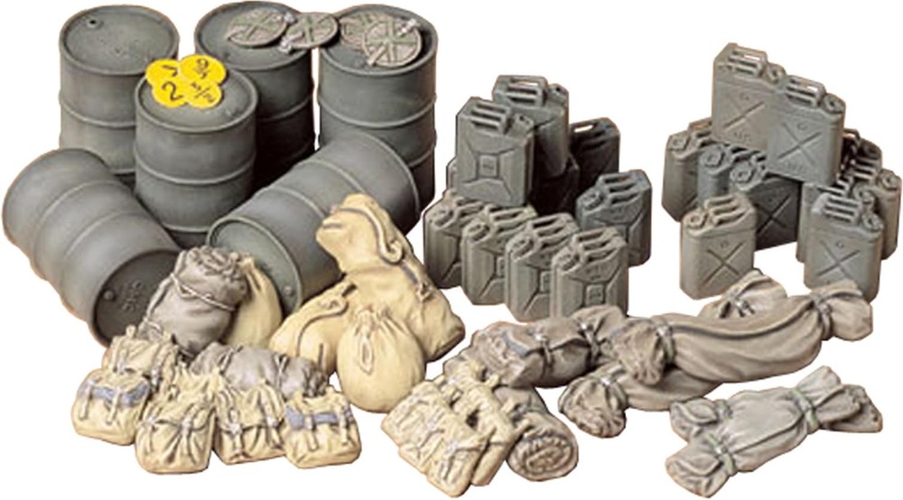 Tamiya 1/35 Military Miniature No.229 Allied Forces Vehicle Accessory Set Kit