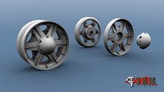 1:35 Resin Idler Wheels for KV 1 Tank Trumpeter kits
