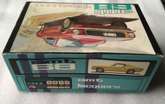 Vtg AMT 68 Ford Mustang GT 1/25 Model Car Kit Customizing 6168-200 Partial Built