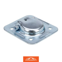 Heavy-Duty Bolt on Recessed Mount D-Ring with Back Plate 3/8 In. Dia, 4 -1/2 In.