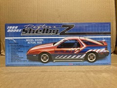 1988 DODGE DAYTONA SHELBY Z – MPC 1009 – 1/25 scale – PLEASE READ