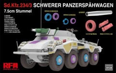 RYEFIELD MODEL RFM RM-5134 1/35 Sd.Kfz.234/3 Schwerer Panzerspähwagen