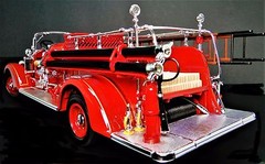 Fire Engine Truck Ford Built 1 Metal Model Vintage 1940 T 24 Pickup Car 16 A 25