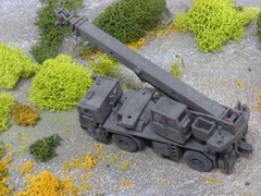 Roco Minitanks 1/87 West German 4×4 Construction Truck W/Crane Lot#9620B©