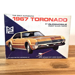 Vintage MPC 1/25 1967 Toronado Oldsmobile Model, Bagged UNUSED COMPLETE