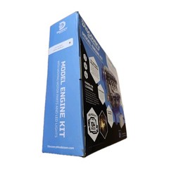 Discovery Mindblown Model Engine Build Kit STEM Moving Parts, LED Lights NIB