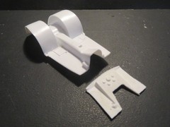 48′ Anglia Tubbed Floorpan & Firewall 1/25 Resin From Fremont Racing Specialties