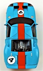 Ford GT40 Classic Custom Built Metal Model 1 18 Hot Rod 24 Race Promo Car 12