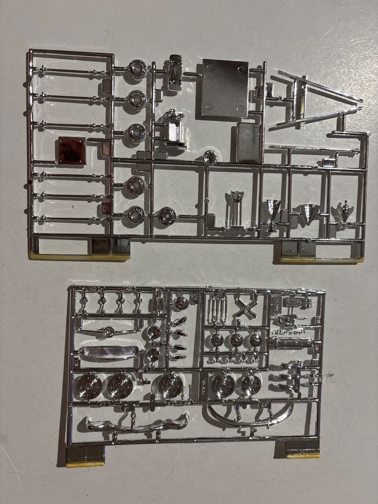 Model Car Parts – AMT 1955 Mercedes Benz 300SL Gullwing Chrome Parts ONLY 1/25