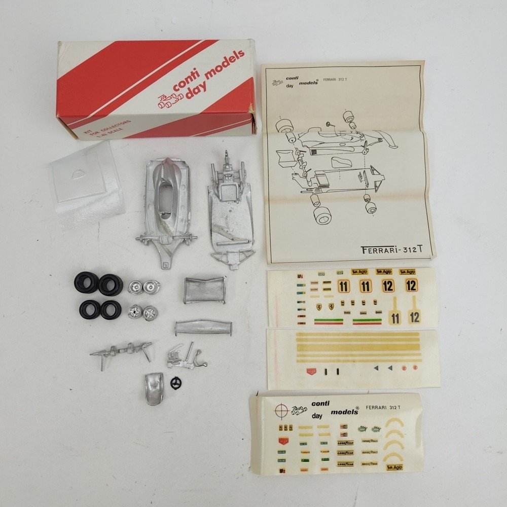 Conti Day Models 1/43 Scale Ferrari 312 T Metal Diecast Model Kit NEW IN BOX