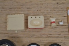 Rare Vtg Model Kit Parts Monogram PC223 Bathtub Buggy + 2 Ford Mustangs