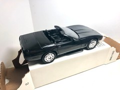 VTG NOS AMT Ertl 1995 Dodge Viper Convertible Black 6655 Dealer Promo Model Car