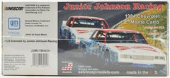 Salvinos JR Models “Budweiser” Waltrip / Bonnett 1984 Monte Carlo 1/24 Model Kit