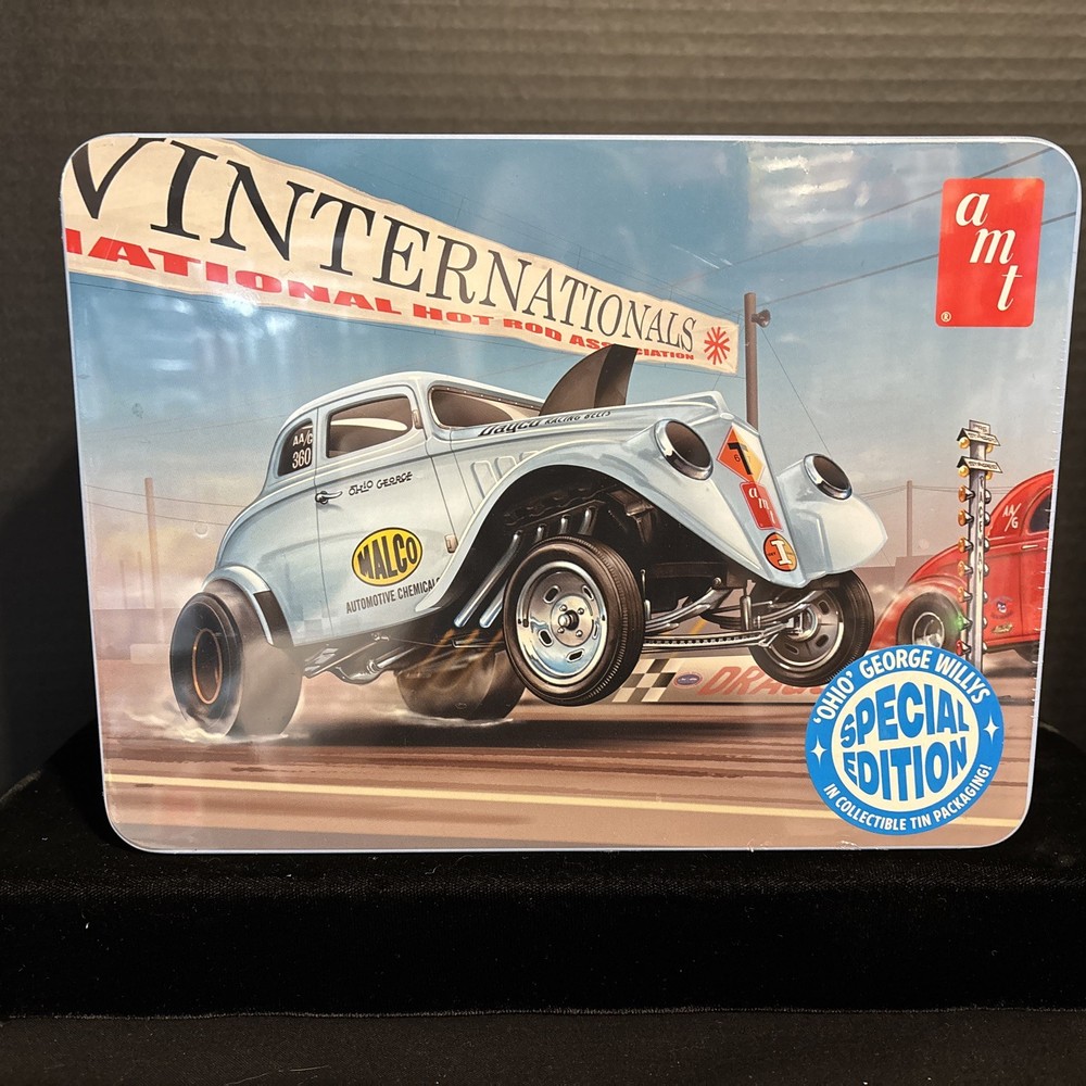 AMT 1513 “OHIO” GEORGE MONTGOMERYS 1933 WILLYS GASSER MODEL KIT-NIB-1/25 SCALE