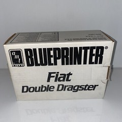 Amt/Ertl Blueprinter Fiat Double Dragster 1:25 Model Kit Old Stock