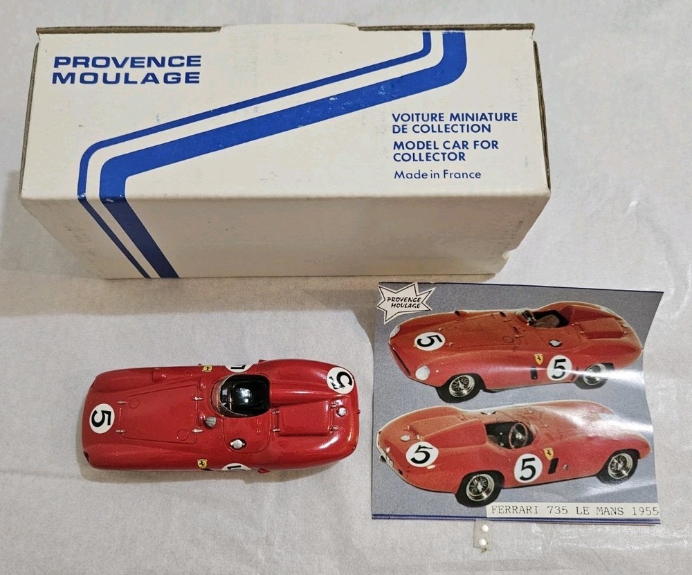 PROVENCE MOULAGE FERRARI 735 LM 1955 1 /43 SCALE MODEL