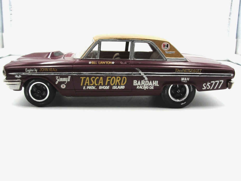 Built Model Car Tasca Ford 1964 Ford Thunderbolt NHRA Drag Car 1/25
