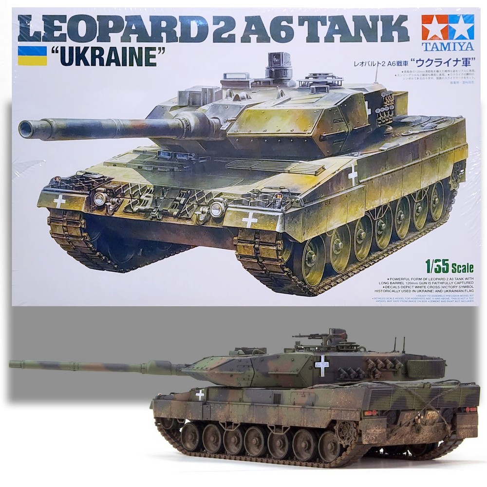 TAMIYA 25207 1/35 LEOPARD 2 A6 TANK MODEL KIT