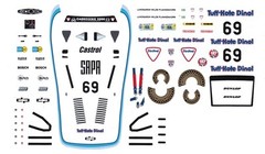 #69 SAPA POrsche 935 K3 Le Mans 1981 1/24th – 1/25th Scale Decals