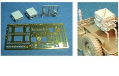 Minor 1/35 WWII US Jeep SCR-510/610 Radio set (3D printed resin & PE sheet)