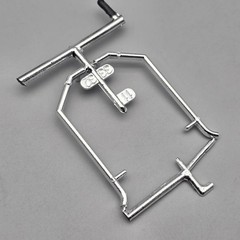 Monogram 1/24 Black Widow Hot Rod Parts Kitbash Chrome Exhaust Pipes #33 #32