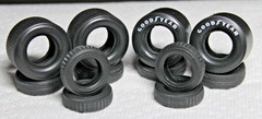 8 SUPER WIDE SPECIAL DRAG SLICKS (2 PAD PRINT G-YEAR (2) SUPER STREET & 4 FRONT