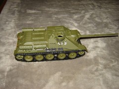 Built 433 Long Barrel Tank 7 inches long Well Built & Painted Ex Cond
