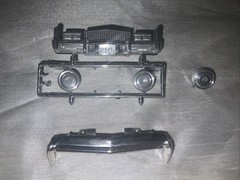Jo-Han BLUE Cadillac El Dorado 1/25 Snap Kit Damaged/ Missing Parts NO BOX