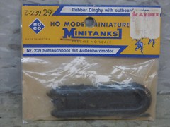 Roco Minitanks (NEW) 1/87 Z-239 WWII US Rubber Dingy Accessory Set Lot # 5781K