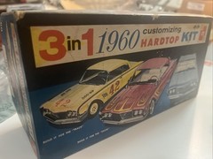 VTG RARE 1960 Release AMT 1960 Ford Starliner Model Kit Built # 1160-139 W/ Box